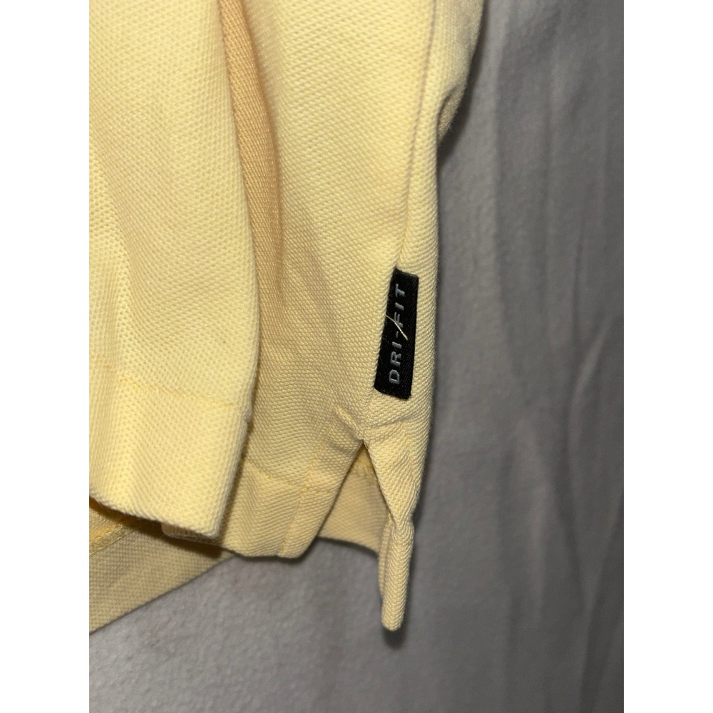 Lot of 2 Nike Golf Dri-FIT & Cutter Buck Polo Shirts Mens XL Yellow Striped - Picture 3 of 10